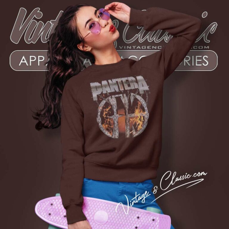 Pantera Cowboys From Hell Flames Sweatshirt Pantera Cowboys From Hell Flames Sweatshirt