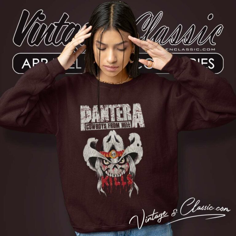 Pantera Cowboys From Hell Kills Sweatshirt Pantera Cowboys From Hell Kills Sweatshirt