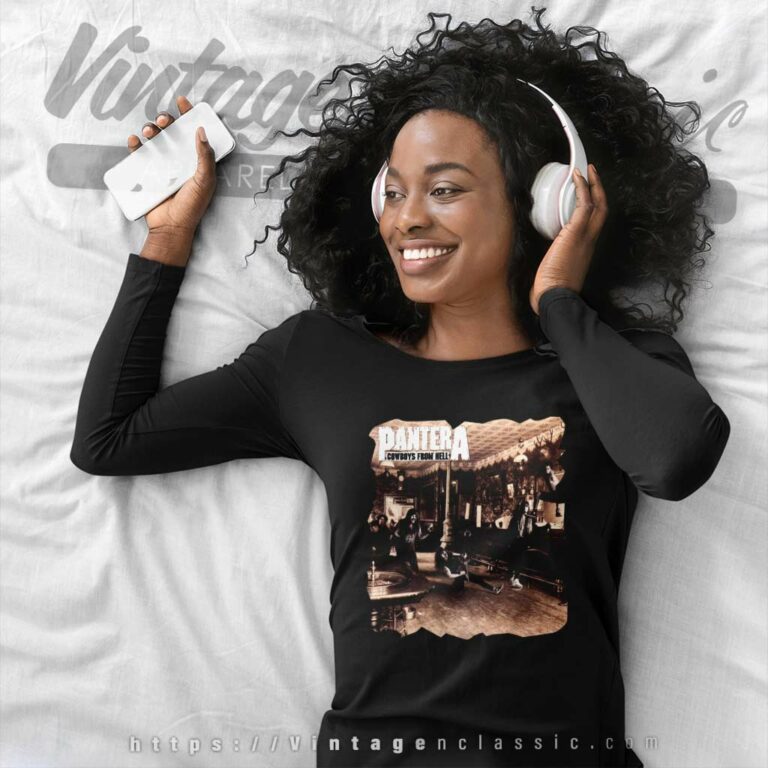 Pantera Cowboys From Hell Long Sleeve Tee Pantera Cowboys From Hell Long Sleeve Tee