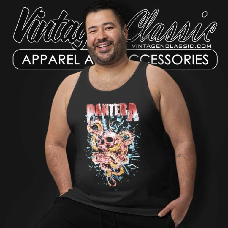 Pantera Drill Bit Skull Vs Snake Tank Top Racerback Pantera Drill Bit Skull Vs Snake Tank Top Racerback