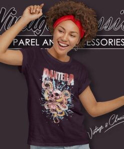 Pantera Drill Bit Skull Vs Snake Women TShirt