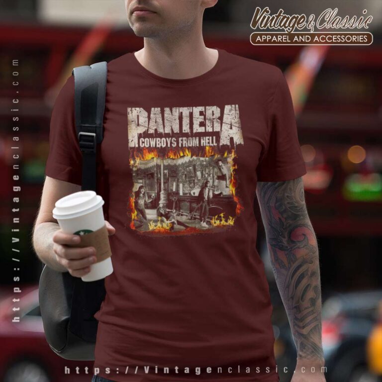 Pantera Flames Shirt Pantera Flames Shirt