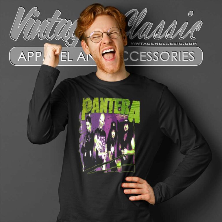 Pantera Group Sketch Long Sleeve Tee Pantera Group Sketch Long Sleeve Tee