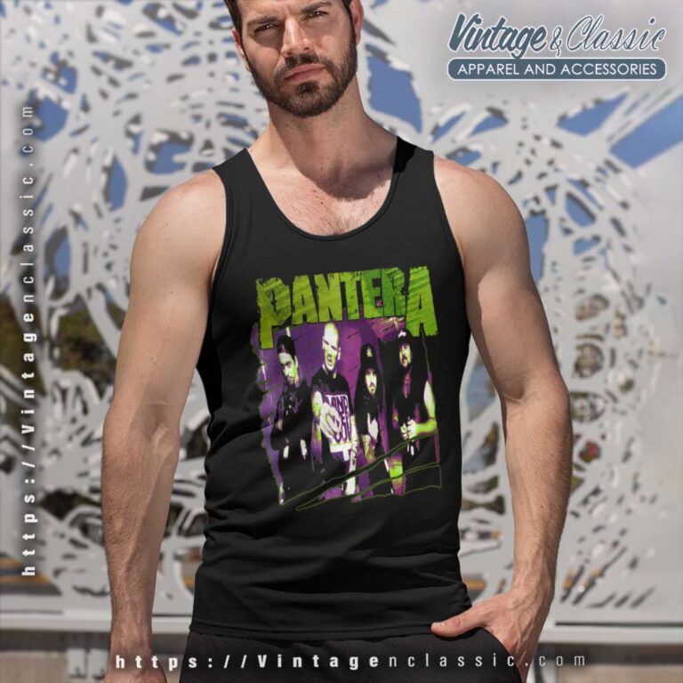 Pantera Group Sketch Tank Top Racerback Pantera Group Sketch Tank Top Racerback