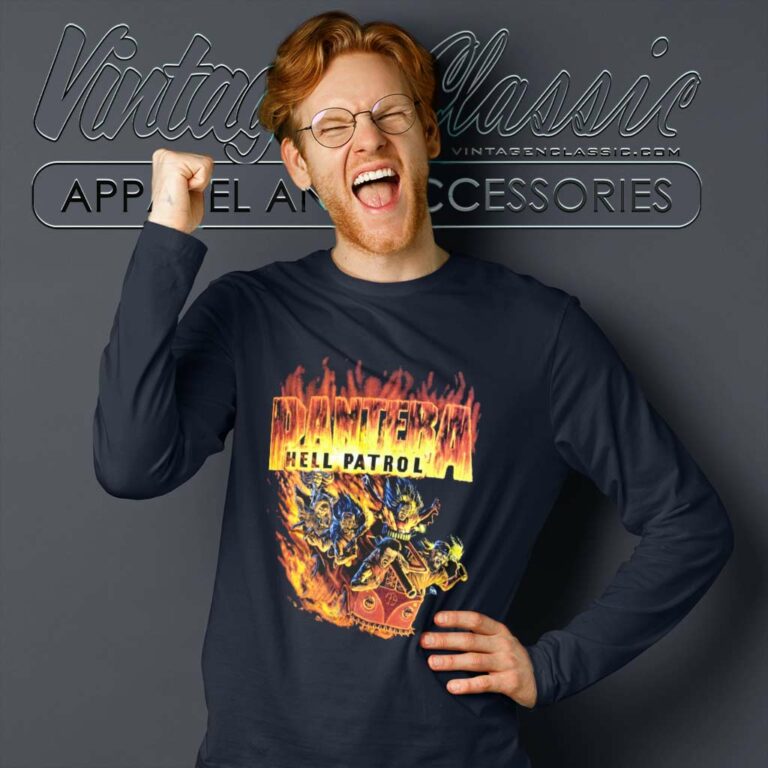 Pantera Hell Patrol Long Sleeve Tee Pantera Hell Patrol Long Sleeve Tee