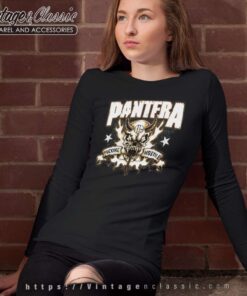 Pantera Hostile Skull Long Sleeve Tee