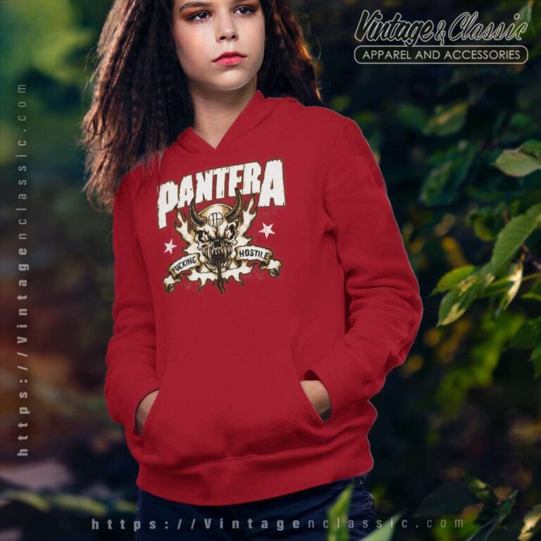 Pantera Hostile Skull Hoodie Pantera Hostile Skull Hoodie
