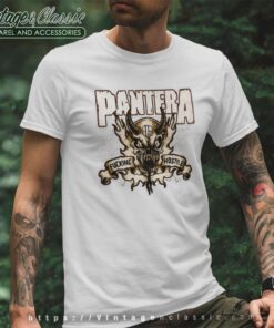 Pantera Hostile Skull T Shirt