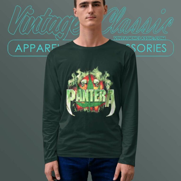 Pantera Marijuana Long Sleeve Tee Pantera Marijuana Long Sleeve Tee