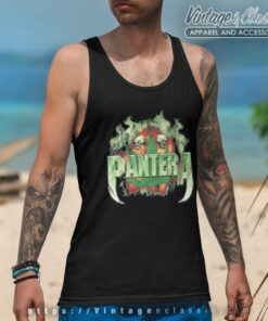 Pantera Marijuana Tank Top Racerback