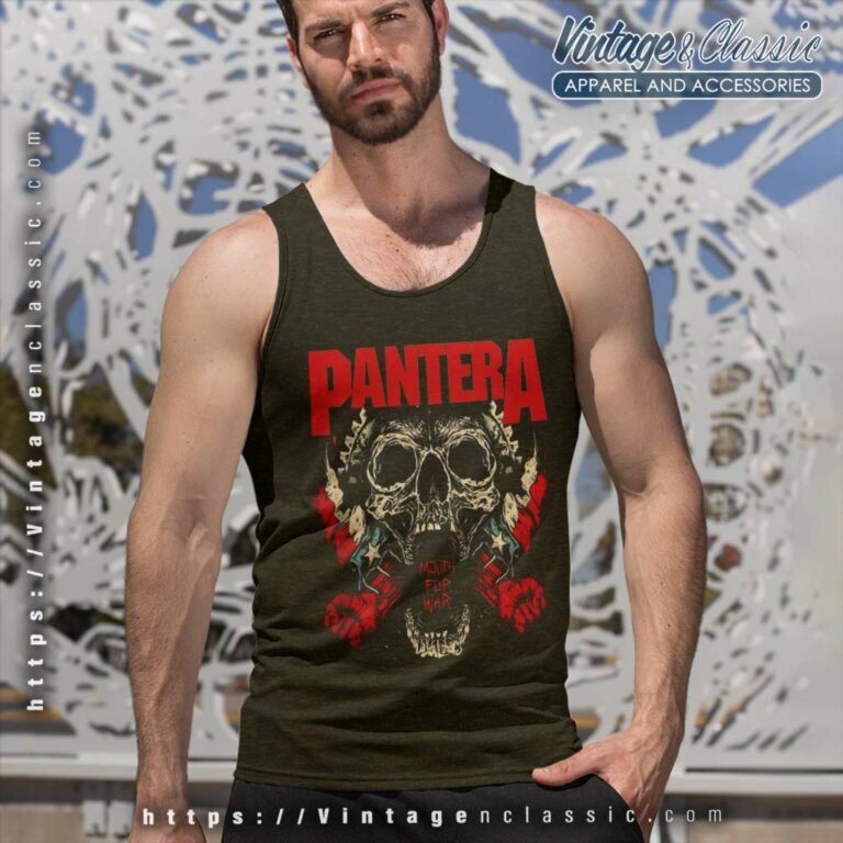 Pantera Mouth For War Tank Top Racerback Pantera Mouth For War Tank Top Racerback