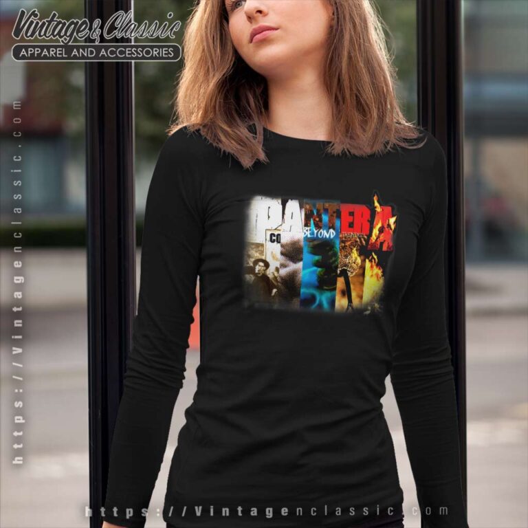 Pantera Official Collage Long Sleeve Tee 1 Pantera Official Collage Long Sleeve Tee 1