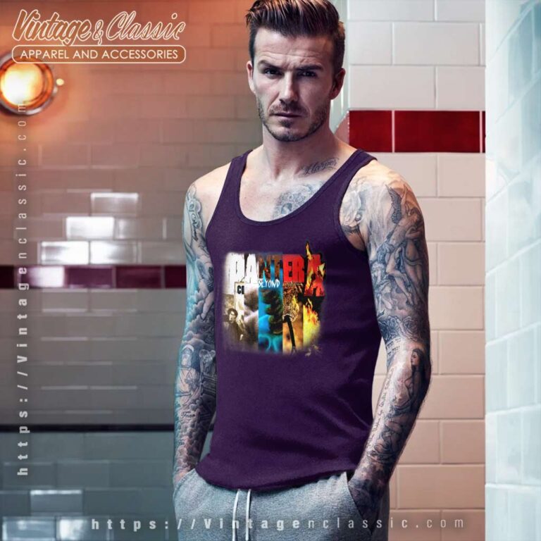 Pantera Official Collage Tank Top Racerback 1 Pantera Official Collage Tank Top Racerback 1