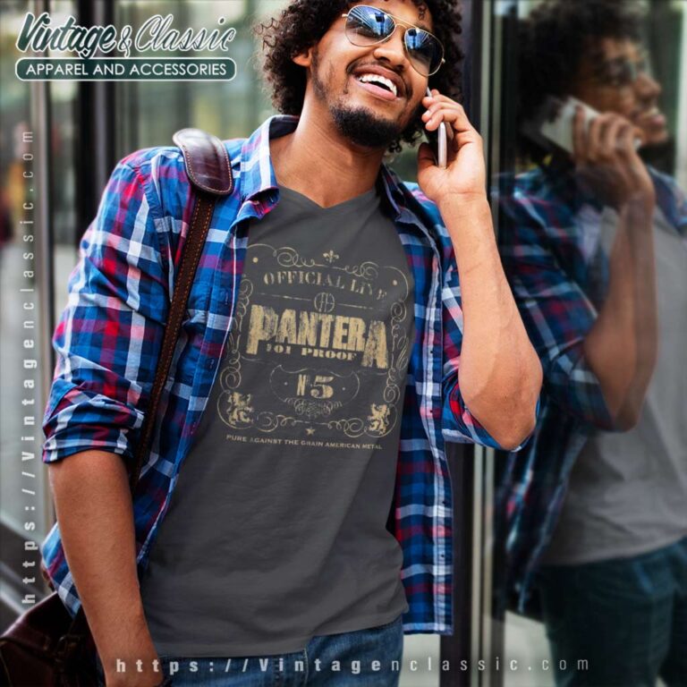Pantera Official Live 101 Proof V Neck TShirt Pantera Official Live 101 Proof V Neck TShirt