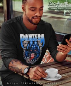 Pantera Panther And Skulls Sweatshirt