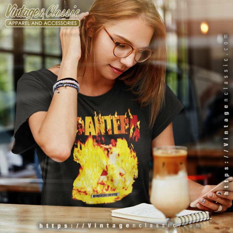Pantera Reinventing The Steel Women TShirt Pantera Reinventing The Steel Women TShirt