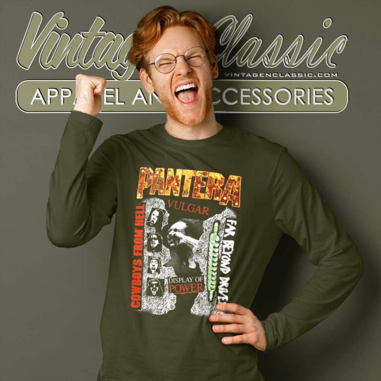 Pantera Shirt Album Covers Long Sleeve Tee Pantera Shirt Album Covers Long Sleeve Tee