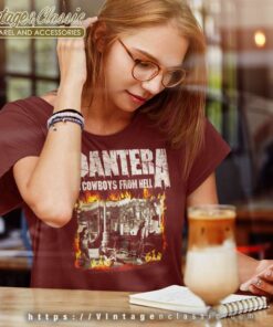 Pantera Shirt Album Cowboys From Hell Women TShirt