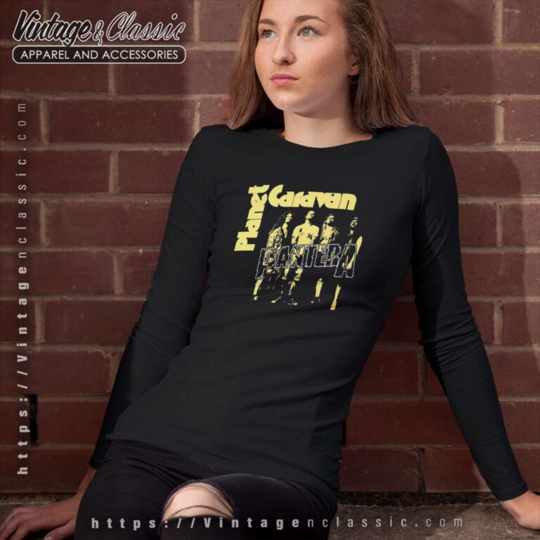 Pantera Shirt Album Planet Caravan Long Sleeve Tee Pantera Shirt Album Planet Caravan Long Sleeve Tee