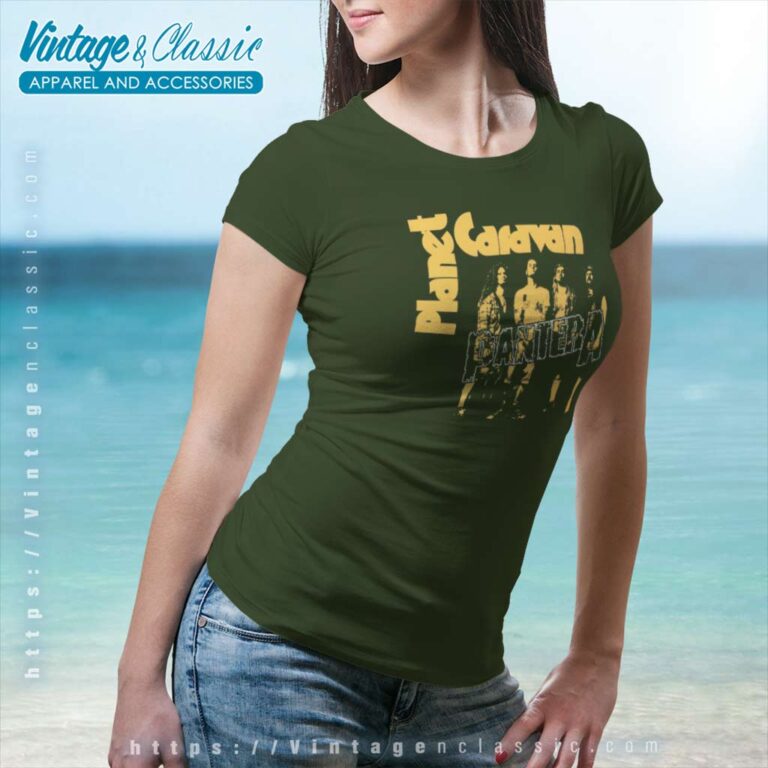 Pantera Shirt Album Planet Caravan Women TShirt Pantera Shirt Album Planet Caravan Women TShirt