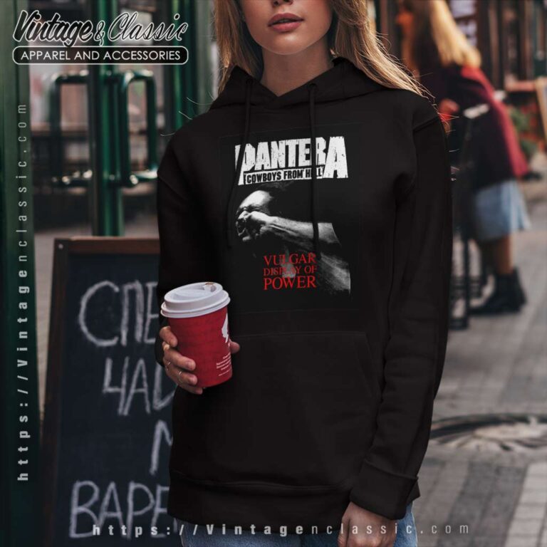 Pantera Shirt Album Vulgar Display Of Power Hoodie Pantera Shirt Album Vulgar Display Of Power Hoodie