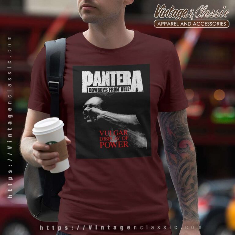 Pantera Shirt Album Vulgar Display Of Power T Shirt Pantera Shirt Album Vulgar Display Of Power T Shirt