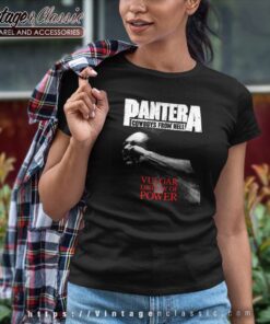 Pantera Shirt Album Vulgar Display Of Power Women TShirt