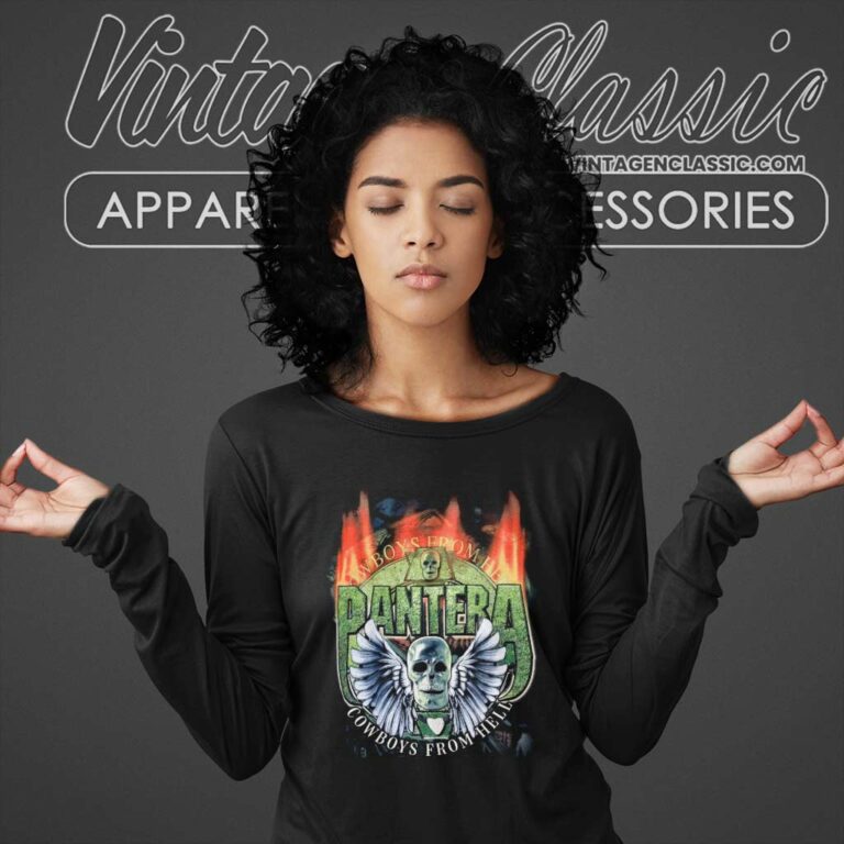 Pantera Shirt Cowboys From Hell Long Sleeve Tee Pantera Shirt Cowboys From Hell Long Sleeve Tee