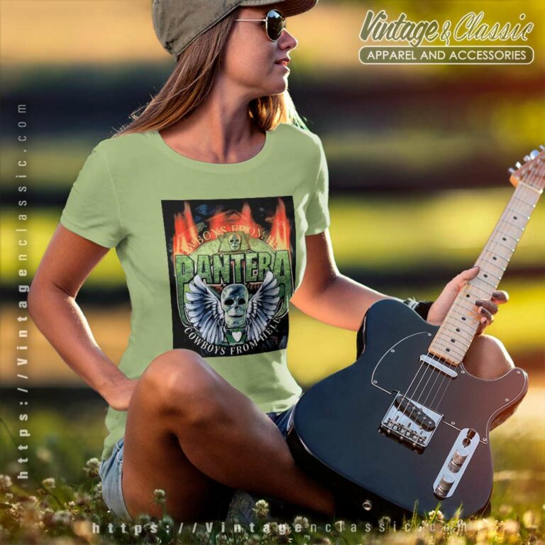 Pantera Shirt Cowboys From Hell Women TShirt Pantera Shirt Cowboys From Hell Women TShirt