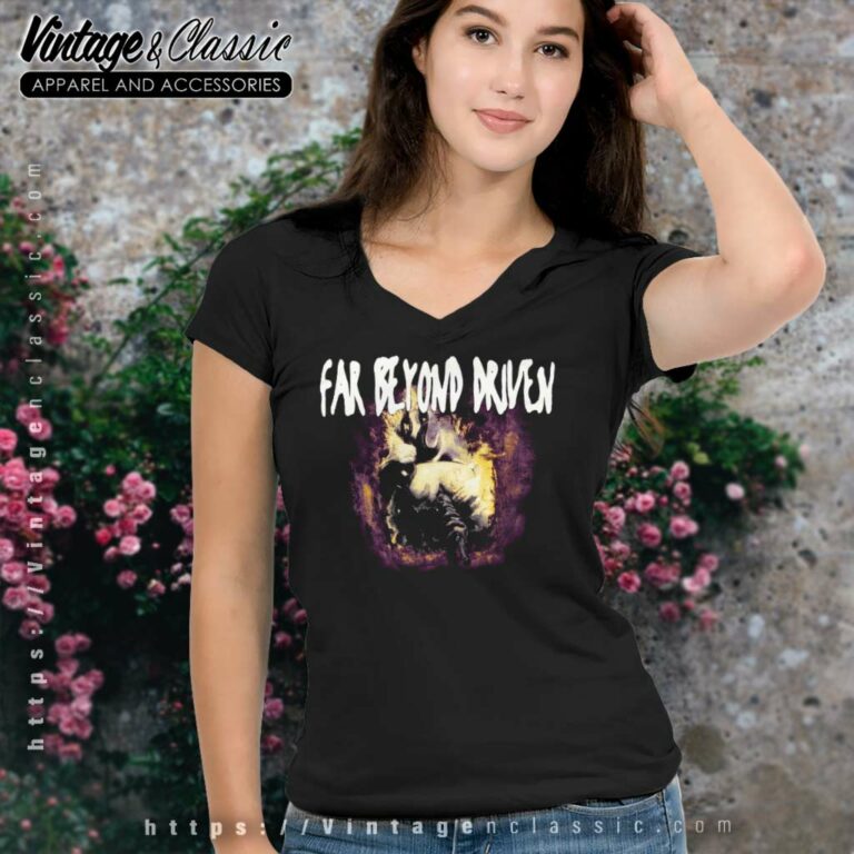 Pantera Shirt Far Beyond Driven V Neck TShirt Pantera Shirt Far Beyond Driven V Neck TShirt