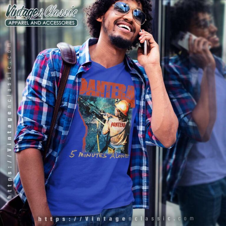 Pantera Shirt Song 5 Minutes Alone V Neck TShirt Pantera Shirt Song 5 Minutes Alone V Neck TShirt