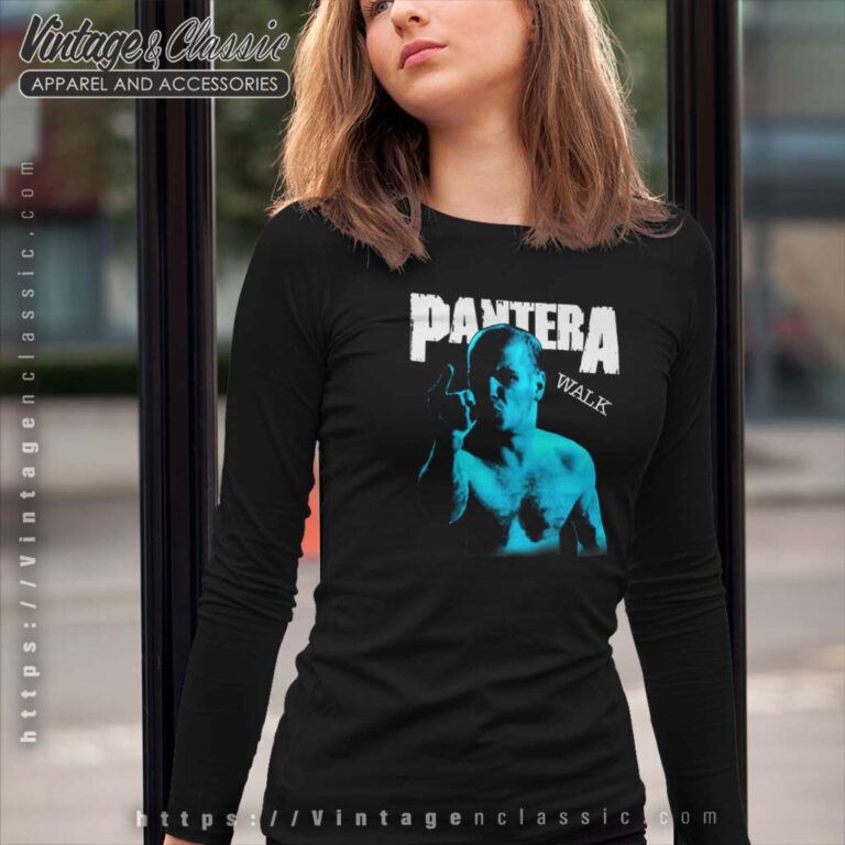 Pantera Shirt Song Walk Long Sleeve Tee Pantera Shirt Song Walk Long Sleeve Tee