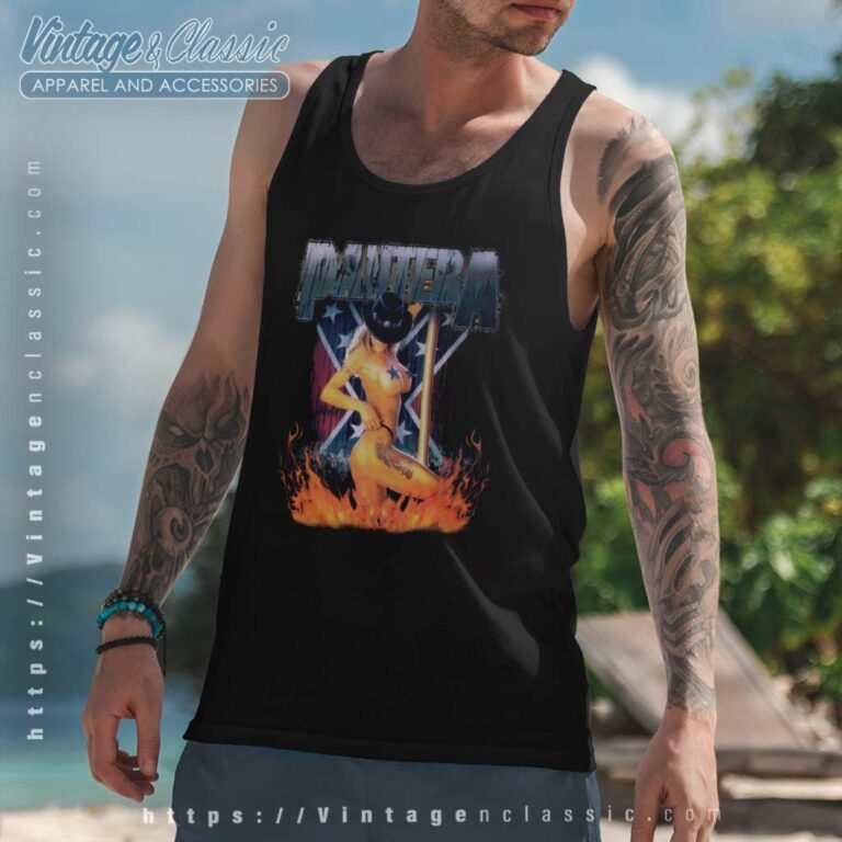 Pantera Shirt South Girl Flag Sexy Tank Top Racerback Pantera Shirt South Girl Flag Sexy Tank Top Racerback