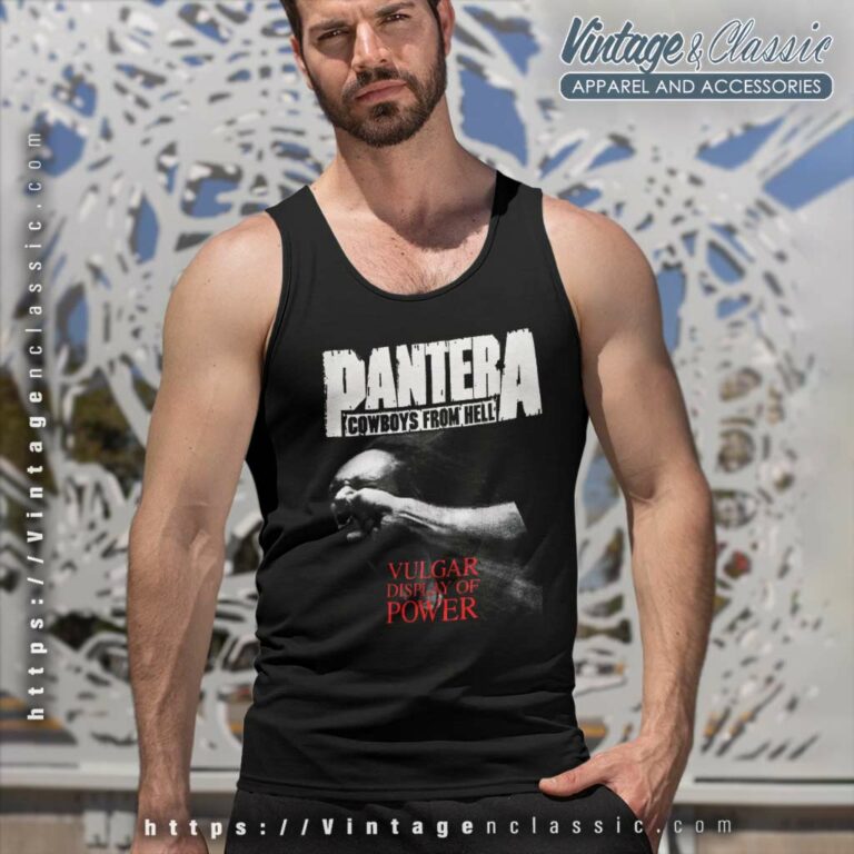 Pantera Shirt Vulgar Display Of Power Tank Top Racerback Pantera Shirt Vulgar Display Of Power Tank Top Racerback