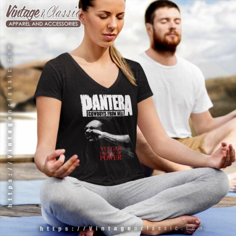 Pantera Shirt Vulgar Display Of Power V Neck TShirt Pantera Shirt Vulgar Display Of Power V Neck TShirt
