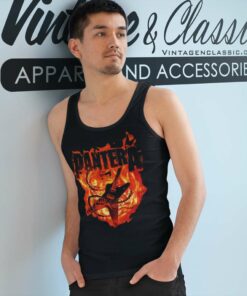 Pantera Snake Guitar Tank Top Racerback