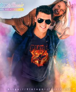 Pantera Snake Guitar V Neck TShirt