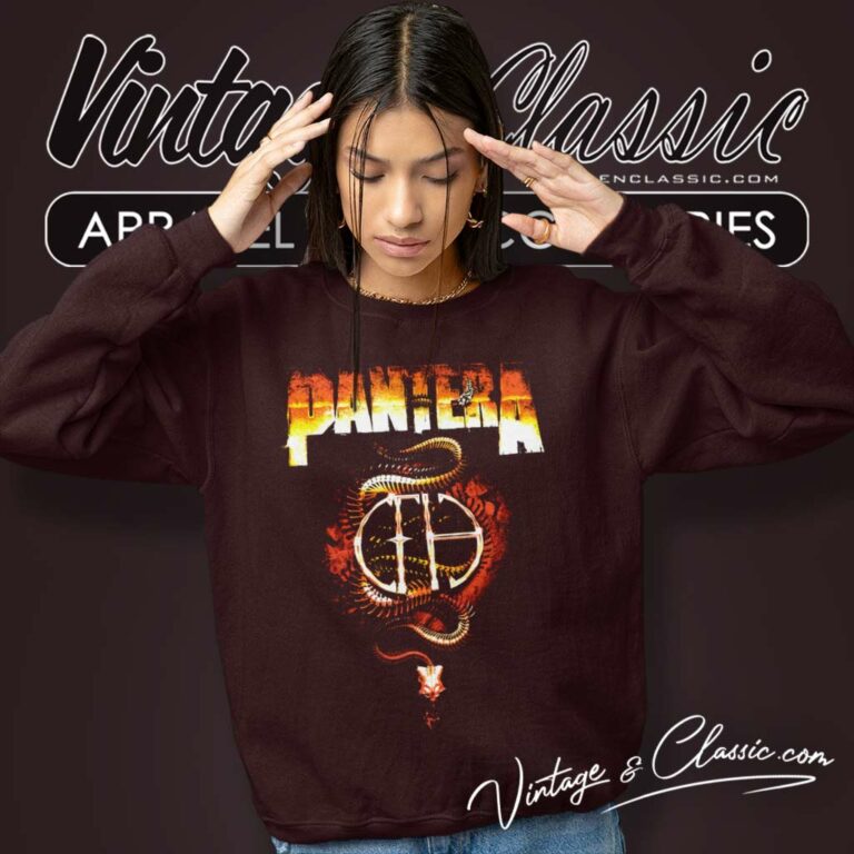 Pantera Snake Skeleton Sweatshirt Pantera Snake Skeleton Sweatshirt