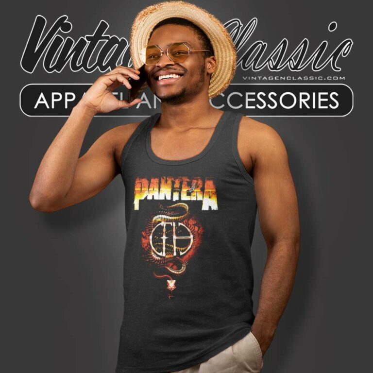 Pantera Snake Skeleton Tank Top Racerback Pantera Snake Skeleton Tank Top Racerback