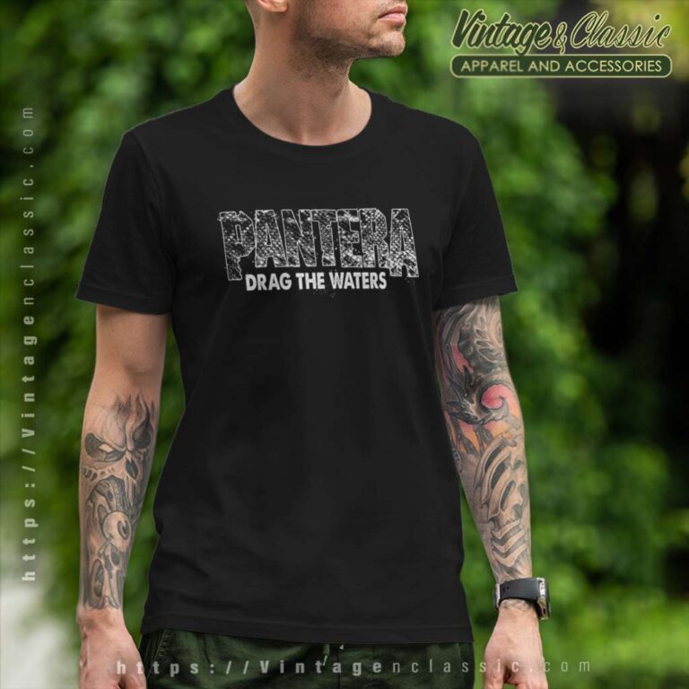 Pantera Snake Skin Logo Drag The Waters T Shirt Pantera Snake Skin Logo Drag The Waters T Shirt
