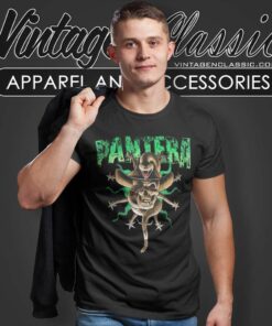 Pantera Snakes Skull Vintage T Shirt