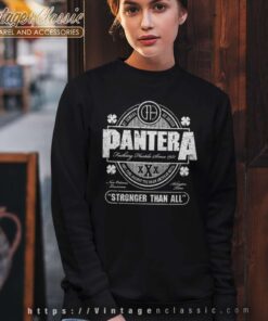 Pantera Stronger Than All Beer Mat Sweatshirt