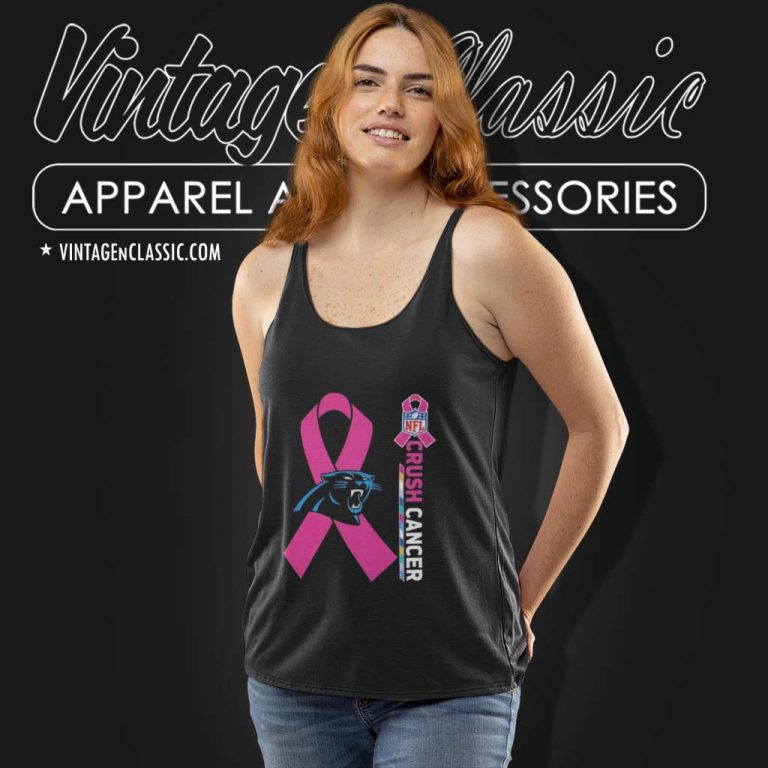 Panthers Nfl Crush Cancer 2023 Tank Top Racerback Panthers Nfl Crush Cancer 2023 Tank Top Racerback