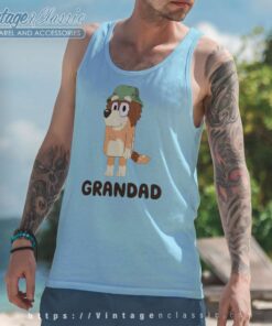 Papa Bluey Grandad Fathers Day Tanktop
