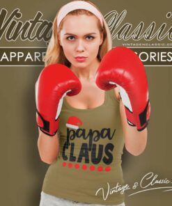 Papa Claus Santa Papa Christmas Shirt 4 Papa Claus Santa Papa Christmas Tank Top Racerback