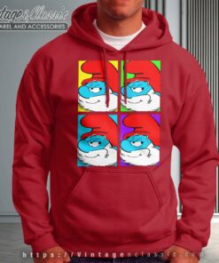 Papa Smurf Pop Art Smurfs Hoodie
