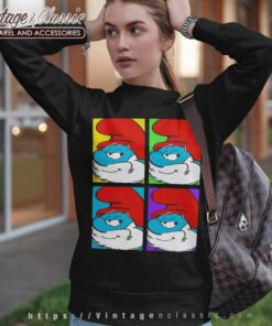 Papa Smurf Pop Art Smurfs Sweatshirt