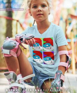 Papa Smurf Pop Art Smurfs Vneck Youth and Kid