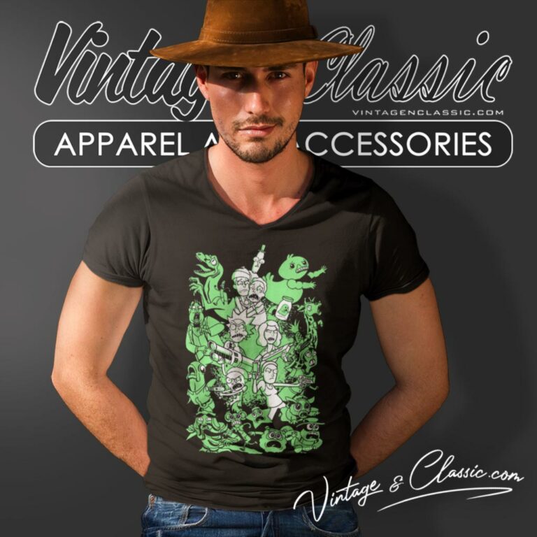 Parasite Exterminators Rick And Morty V Neck TShirt Parasite Exterminators Rick And Morty V Neck TShirt