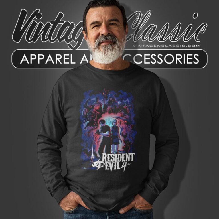 Parasite Resident Evil 4 Game Long Sleeve Tee Parasite Resident Evil 4 Game Long Sleeve Tee
